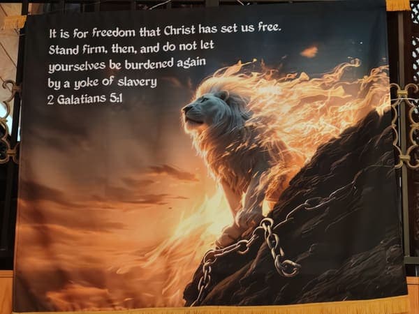 It is for freedom that Christ has set us free (Galatians 5:1)