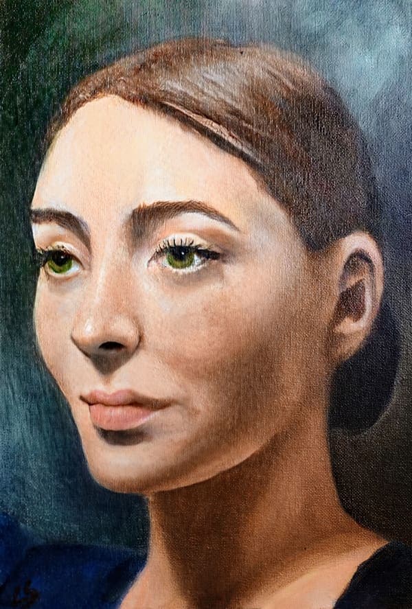 Portrait in green