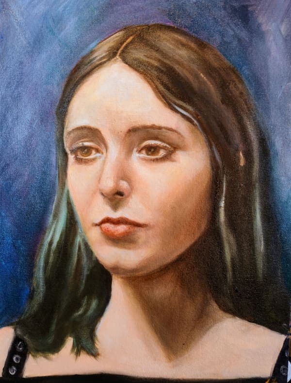 Portrait in blue
